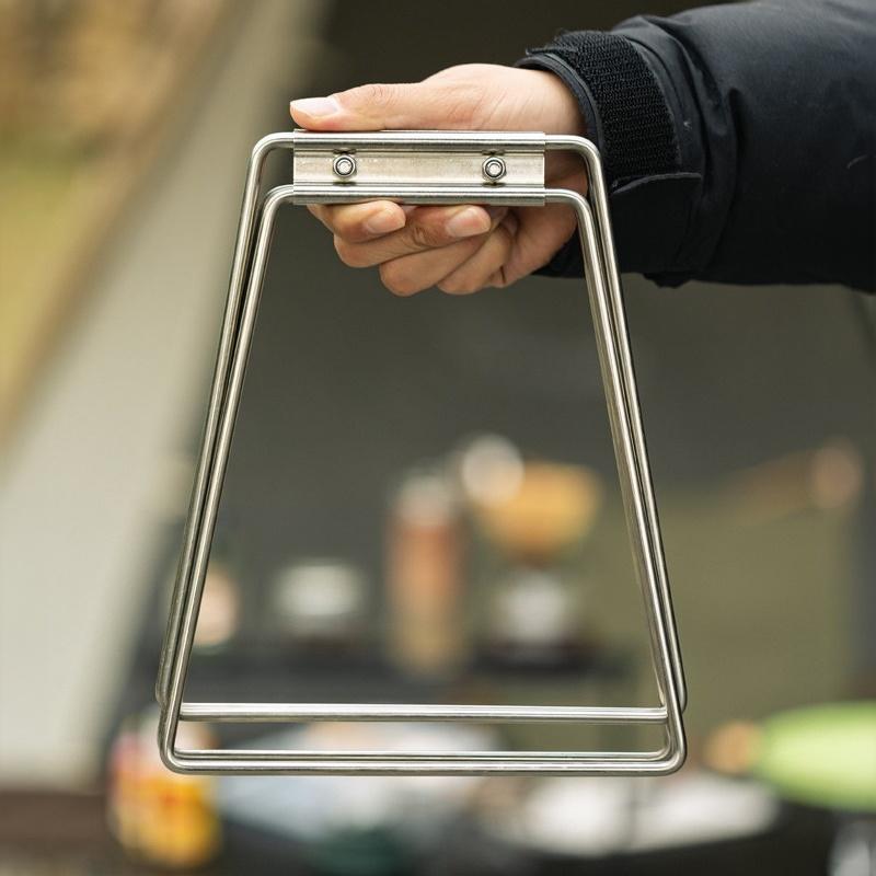 Folding Plastic Cooler Box Stand Portable Ice Box Holder Storage Support Shelf For Outdoor Camping Picnic