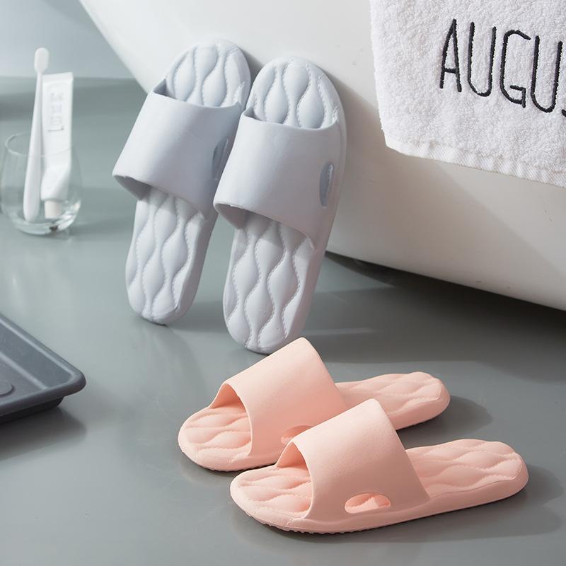 Slippers women's summer indoor home couple non-slip bathroom bath cool slippers men's summer