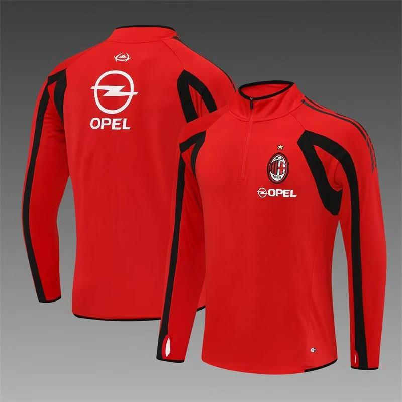 Retro Football Training Jersey Long Short Sleeve Team Sports Shirt Men Women