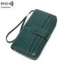 New Women's Wallet Zipper Buckle Wallet Retro Large Capacity Long Wallet
