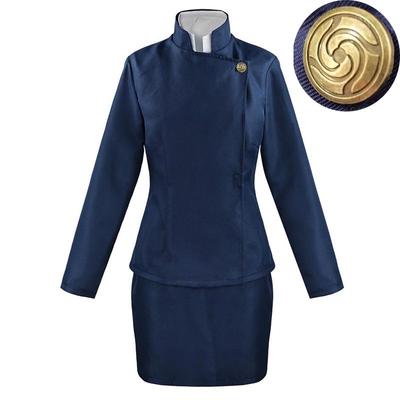 Zenin Maki Cosplay Costume With Top Skirts Full Set Maki Uniform For Anime Comic Con Halloween Party Zenin Maki Outfits