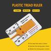 0-20 Mm Tyre Tread Depth Depthometer Car Wheel Tread Depthometer Tread Ruler Wheel Measure Tool Plastic Measure Tool