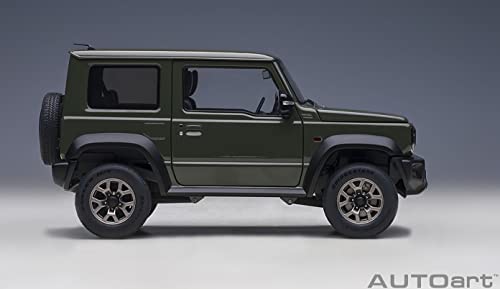 AUTOart 1/18 Scale Suzuki Jimny Sierra (JB74) Moss Green Finished Model 78509