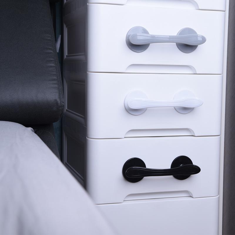 Türgriff Knopf Küchenschrank Griffe Selbstklebende Türen Zieht Paste Bohren Freihandgriff Schrank Schublade Kleiderschrank Möbel