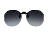 Polarized Sunglasses Clip Myopia Glasses Ultra-Light Color-Changing Day And Night Trimmed Polygon Clip