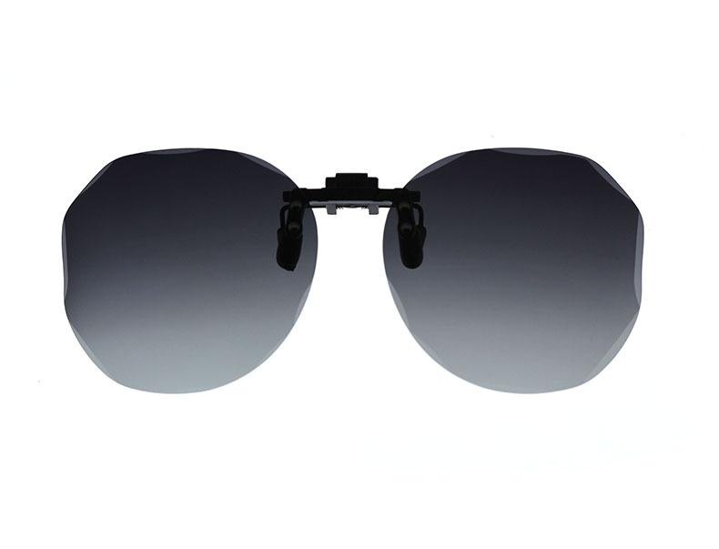 

Polarized sunglasses clip Myopia glasses ultra-light color-changing day and night trimmed polygon clip