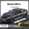 Boxed 1/32 Martin DB12 Alloy Car Model, Children's Toy Car with Sound and Lights, Holiday Gifts, Boys' Gaming Vehicle