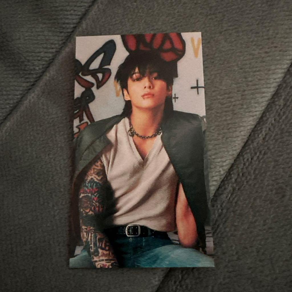 [USED] BTS Jungkook US Grammy Museum Exhibition Limited Edition Trading Card