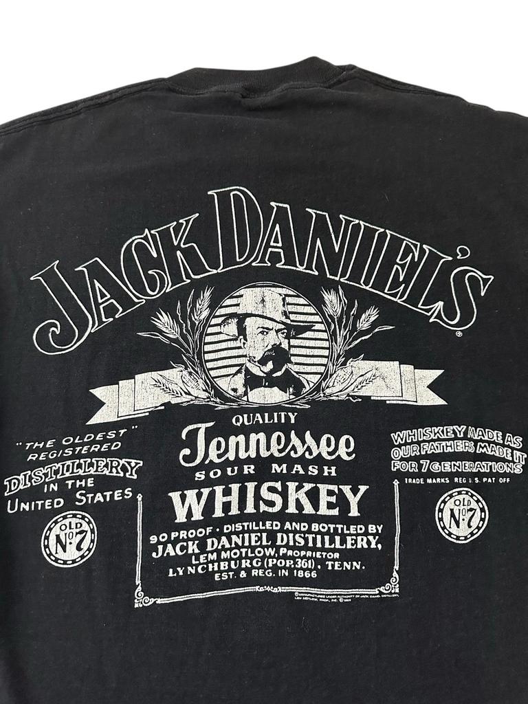 Vintage Jack Daniels T Shirt Men’s XL Promo 90’s Whiskey Double Sided USA