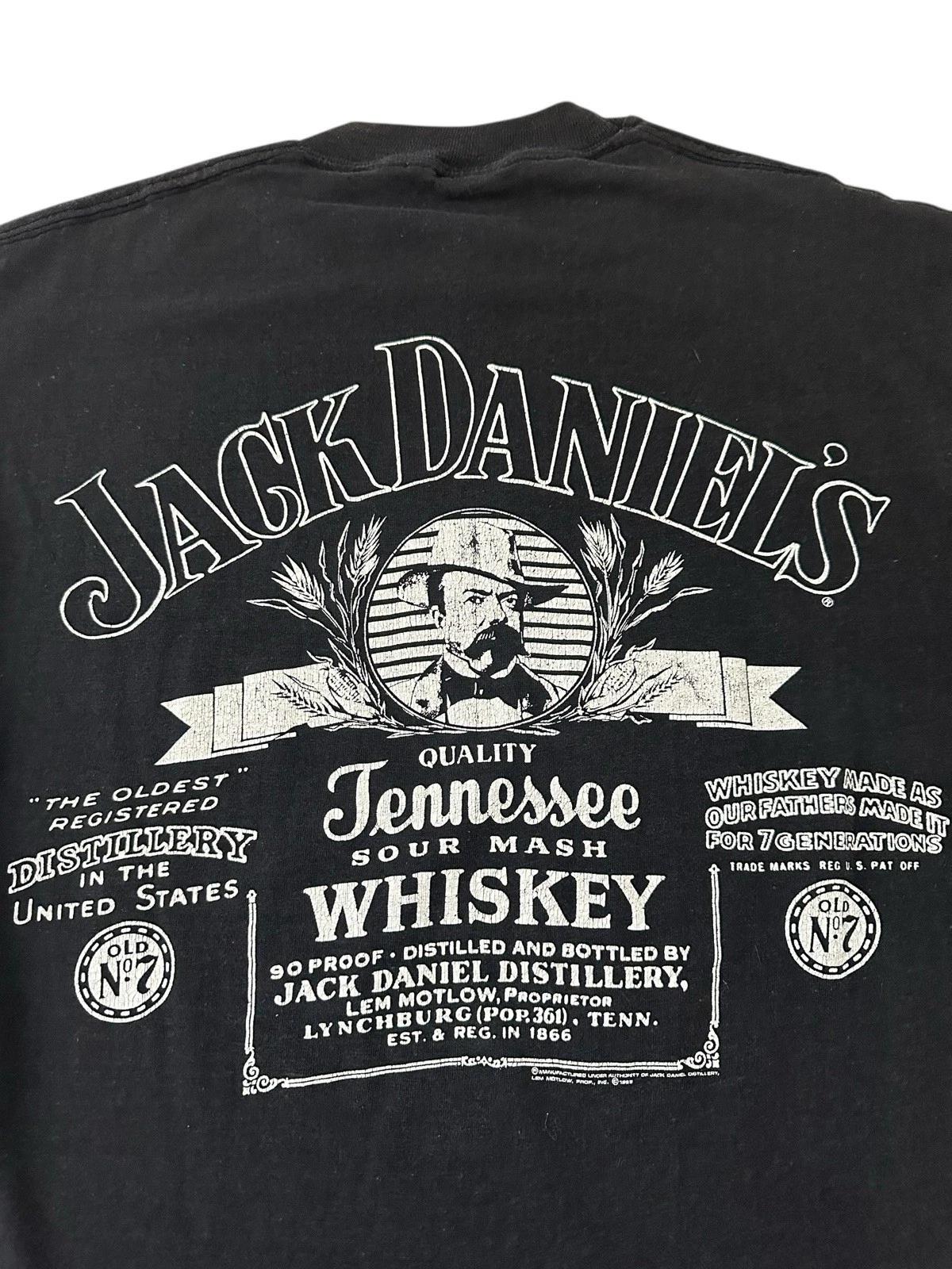 Vintage Jack Daniels T Shirt Men’s XL Promo 90’s Whiskey Double Sided USA XL