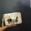 Korean Cute Puppy Embroidered Makeup and Travel Bag for Women