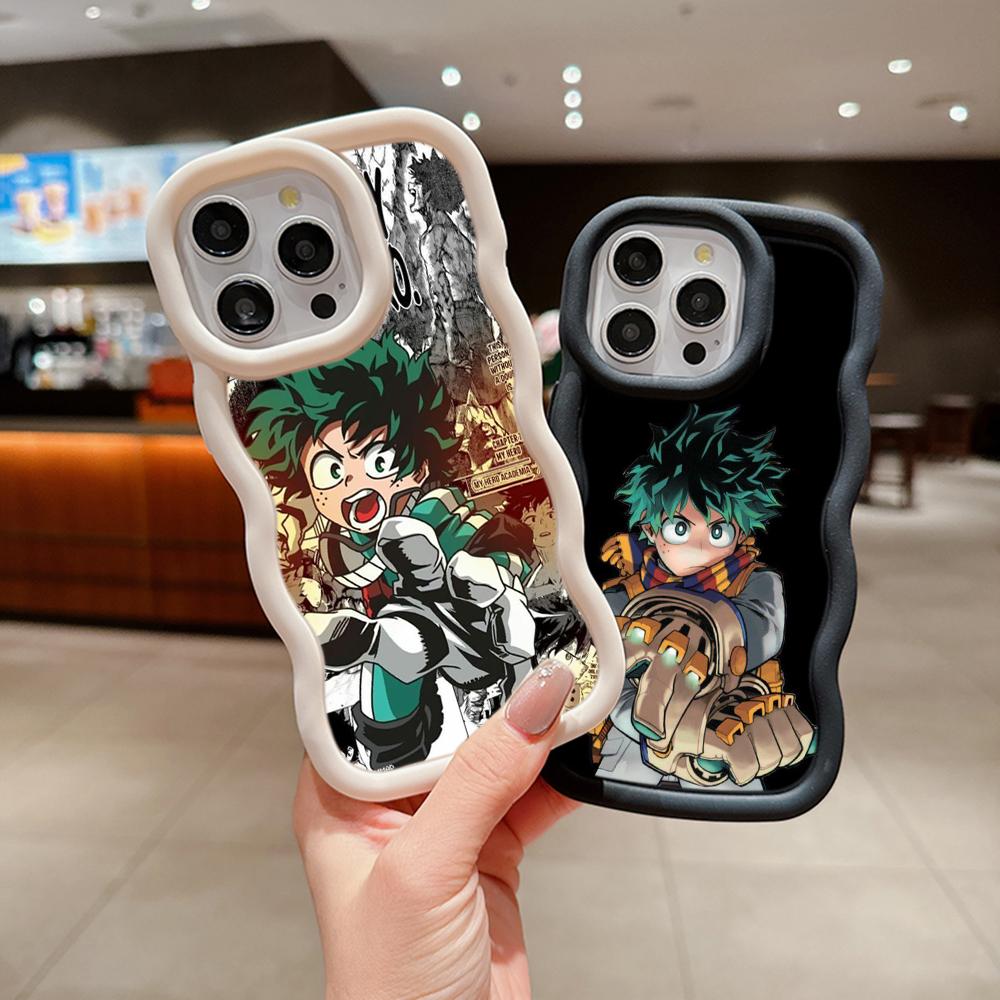 Macaron Soft TPU Phone Case for Xiaomi Poco X3 X5 X6 M6 Redmi 12C 13C Redmi Note 9 10 11 12 13 Pro 10s 11s 12s Cover Ae54 Anime My Hero Academia Art