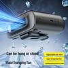 Compact Waist Clip Fan with High-Speed, Large Battery & USB Charging for Outdoor Use