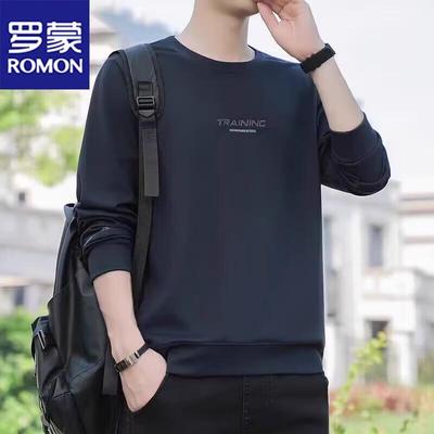 Men's Casual Long-Sleeve Round Neck T-Shirt