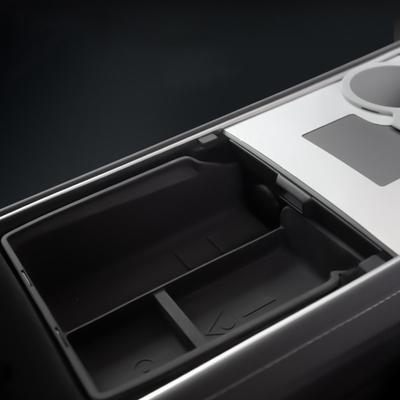 Caja de almacenamiento para reposabrazos Organizador de consola central Fácil de instalar Bandeja portamonedas/objetos pequeños para Modelo