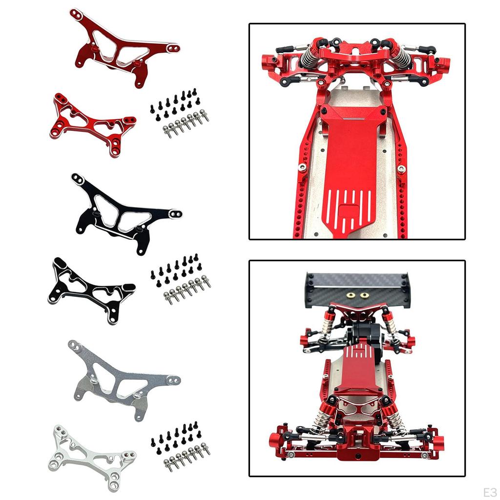 Front & Rear Shock ,RC Car Upgrade Kit, Sturdy ,Replace Parts, Lightweight Mounts Metal for