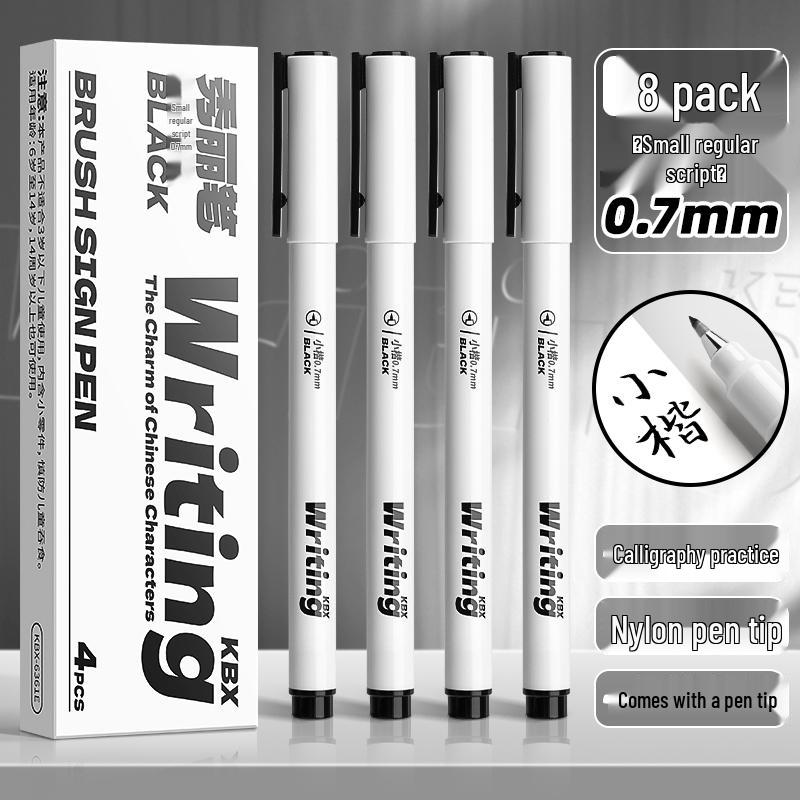 Elegant Calligraphy Brush Pen - Student & Adult Beginner, Fountain Pen Style with Soft Tip for Regular Script
