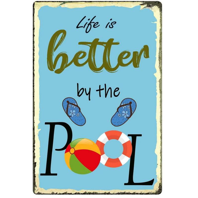 Retro Everything is Going to be Ok Metal Craft Positive Inspiration Vintage Metal Tin Signs for Cafes Bars Pubs Wall Decorative