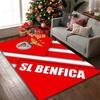 SL Benfica Teppich mit Aufdruck, Multifunktionaler Bürostuhl Sofa Teppich, Leicht zu reinigender Teppich für Zuhause und Wohnbereiche
