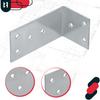 Carpenter's Angle, Construction Connector, Galvanized Steel, 40 X 80 X 40 MM
