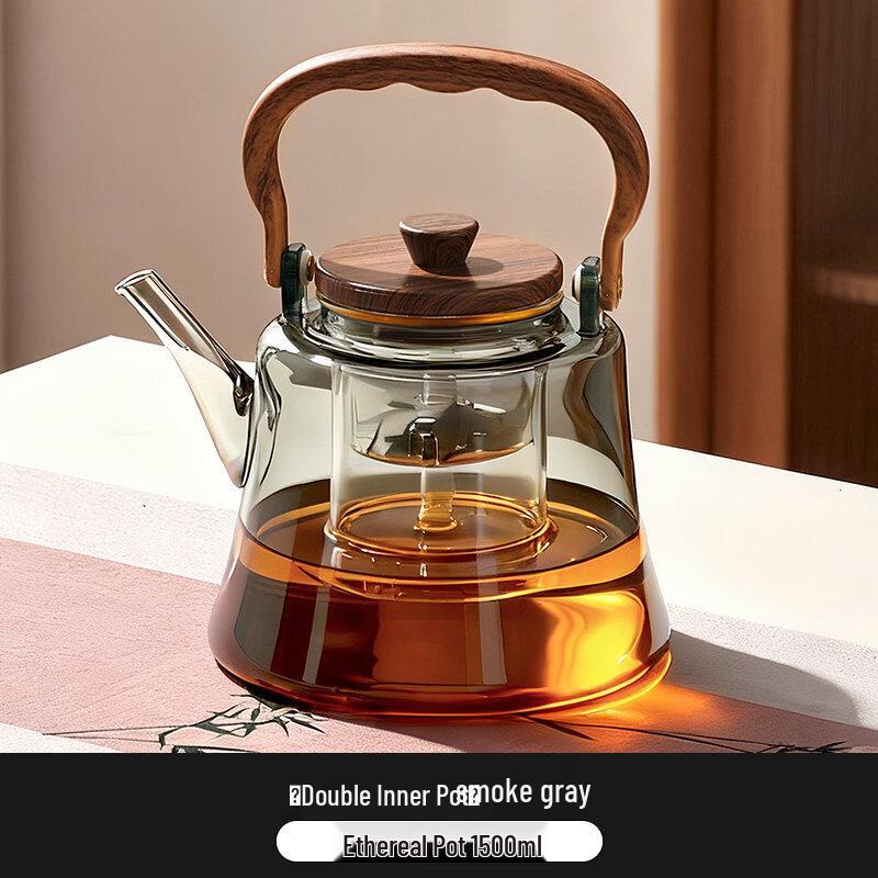 ZISIZ Thickened Glass Tea Kettle