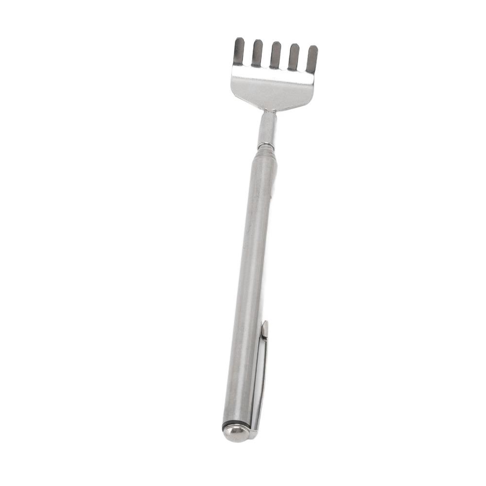 10Pcs with Pen Clip Back Scratcher Stainless Steel Itch Relief Tool Handheld Massager Back Itching