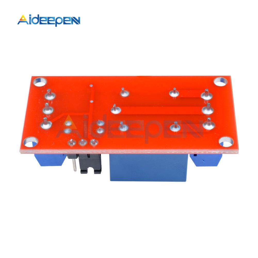 one 1 channel relay module DC 5V 9V 12V 24V high and low level trigger relay control with optocoupler red