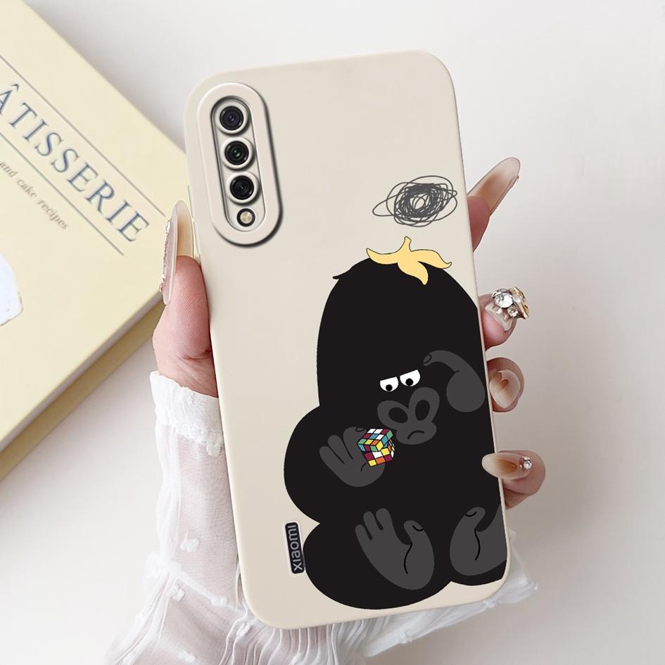 For Xiaomi Mi A3 Case MiA3 Shockproof Cover Cute Cartoon Panda Rabbit Soft Silicone Matte TPU Phone Case For Xiaomi Mi CC9e Capa