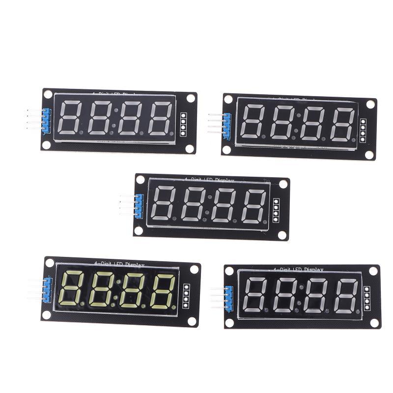 TM1637 0.56 Inch 4 Bit LED Digital Tube Display 7 Segments Display Module LED Electronic Clock Display Module Board For Arduino