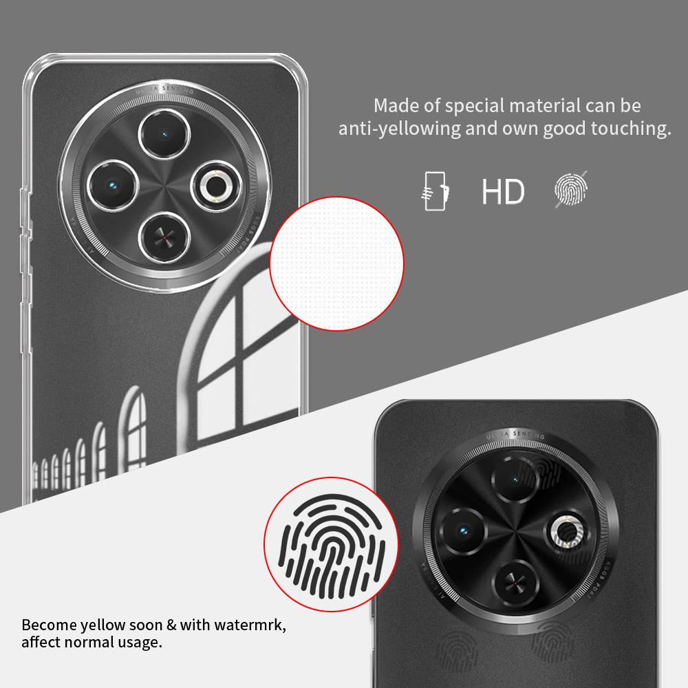 Für Tecno Spark 30C Hülle, Klare, Weiche Silikon Transparente Stoßstange Telefonhülle Für Tecno Spark 30C kl5n Klare Stoßfeste Rückseite