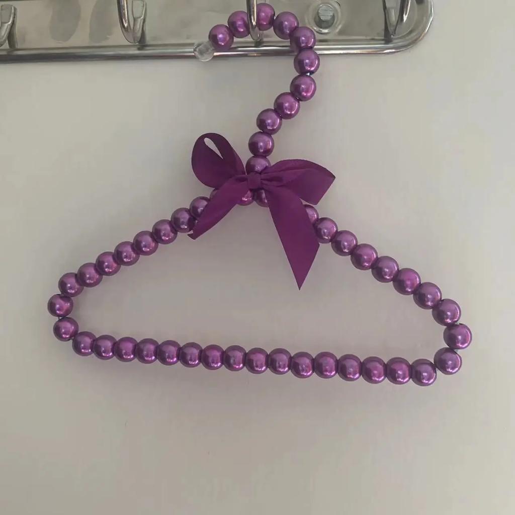 Dog Clothes Girl Heart Pearl Hanger Shelf Cat Clothes Pet Supplies Hanger Dog Accessories for Small Dogs Pets Accessories