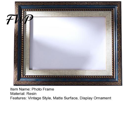 Elegant Vintage Picture Frame Photo Frame, Art Mat for Tabletop Display Multi-layer Cardboard & Wall Mount, Decorative Studio Portrait Photos European