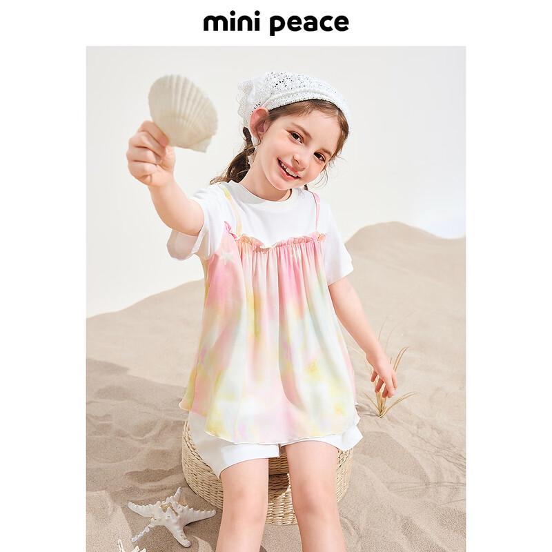 MiniPeace Girls Summer Short-Sleeve Top 130