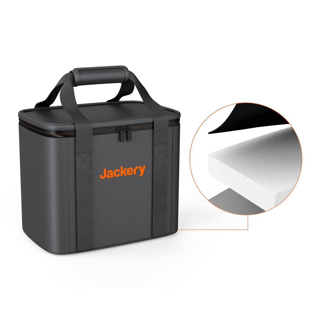 Jackery Portable Power Station Storage Bag Small for Protective Case for Outdoors and Picnic Bag with Shoulder Strap 240/300Plus/400/600Plus/708,