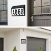 Solar House Numbers Light LED Illuminated Waterproof Address Sign Easy Installation Solar-Powered Lighting Doorplate for Front Door