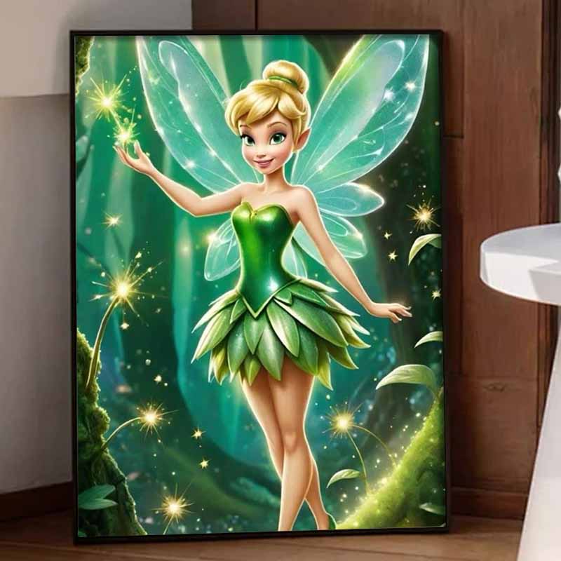 Disney Diamond Painting Full Diamonds 5D Tinker Bell Fairy Art Home Decoration Creative Handicrafts