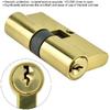 Sonew 60mm Copper Dual Open Lock Cylinder Anti-Theft Door Lock Cylinder with Keys Strong and wear Resistant, not Easy to