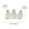 Portable Halloween Candle Holder Funny Halloween Ornament Party Decor Ghost Candle Stand  Garden