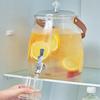 3L/5L Large Cold Kettle With Faucet In Refrigerator, Plastic Water Jugs Fruit Teapot Lemonade Bucket Drink Container For Fridge