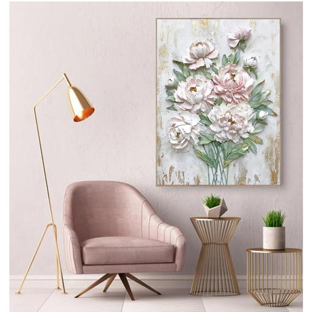 And Prints Wall Pictures For Living Room Decoration Art Scandinavian Flower Poster Home Decor Canvas Painting Wall Art Posters