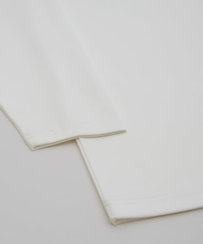 Improves Men's Ponte Dolman Long Sleeve T-Shirt, 50419, Black/Off White