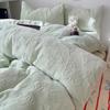 OEING Thickened Coral Fleece Bedding Set