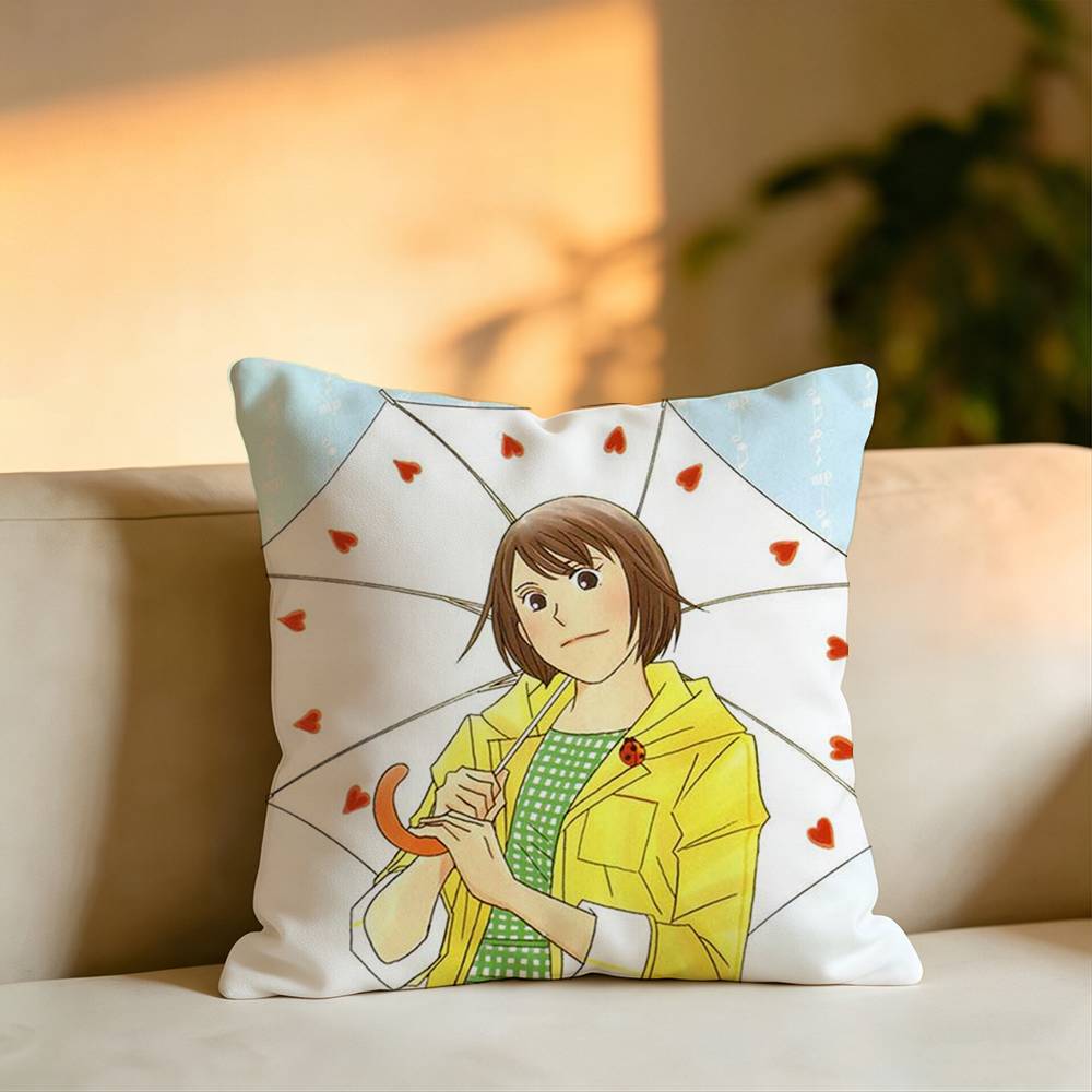 Hot Anime NNodame Cantabile Pillow Case Square DoubleSided Sofa Cushion Cover Bedroom Bedside Pillow