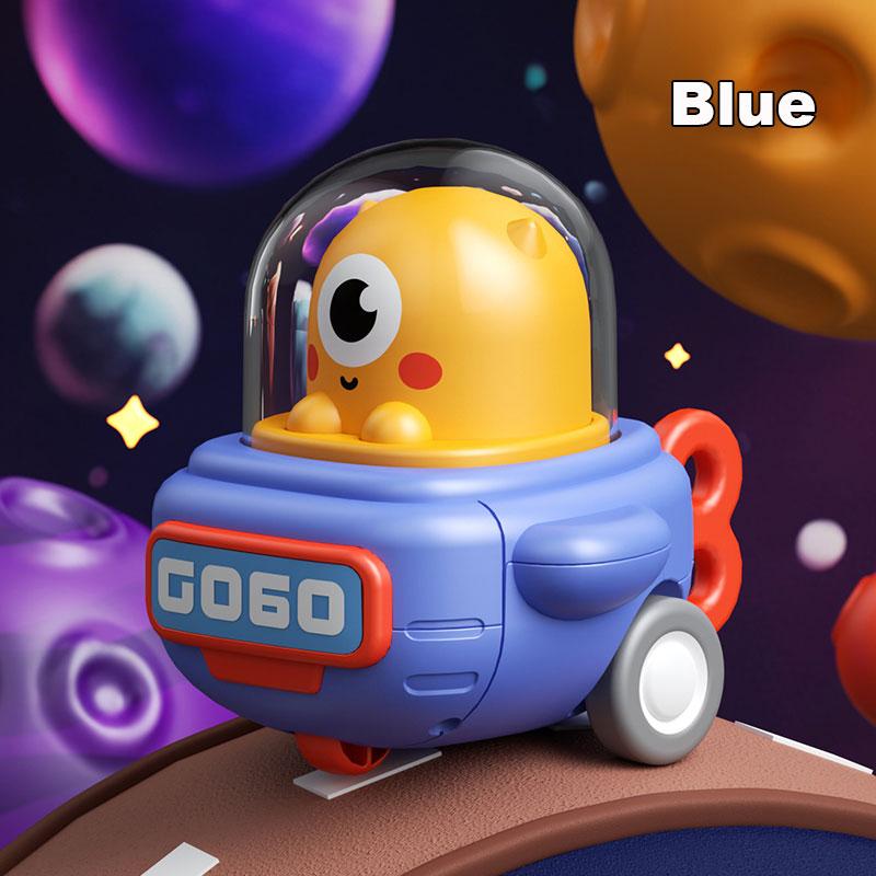 Space Press Car Baby Toy Cars for Boy Gift Press and Go Cartoon Truck Educational Toys Pull Back Cars Toys Kinderen Dieren Auto