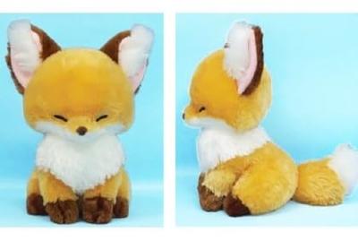 AMUSE Chokon and the Fox JB Kinako (Orange) Plush Toy, Approximately 28cm Tall, 703869