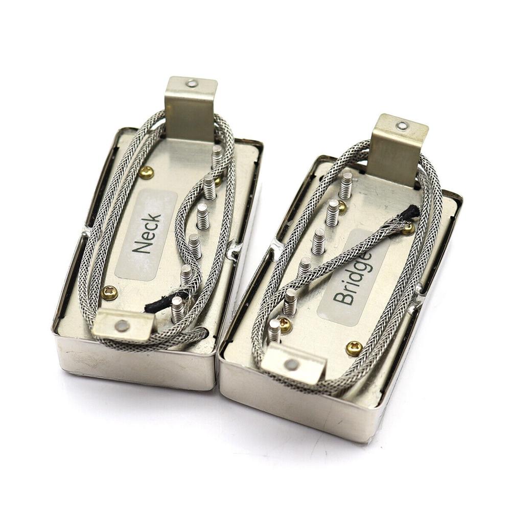 1Set Electric Guitar Humbucker Pickups 50/50mm Neck&Bridge Pickup for Gibson Les Paul