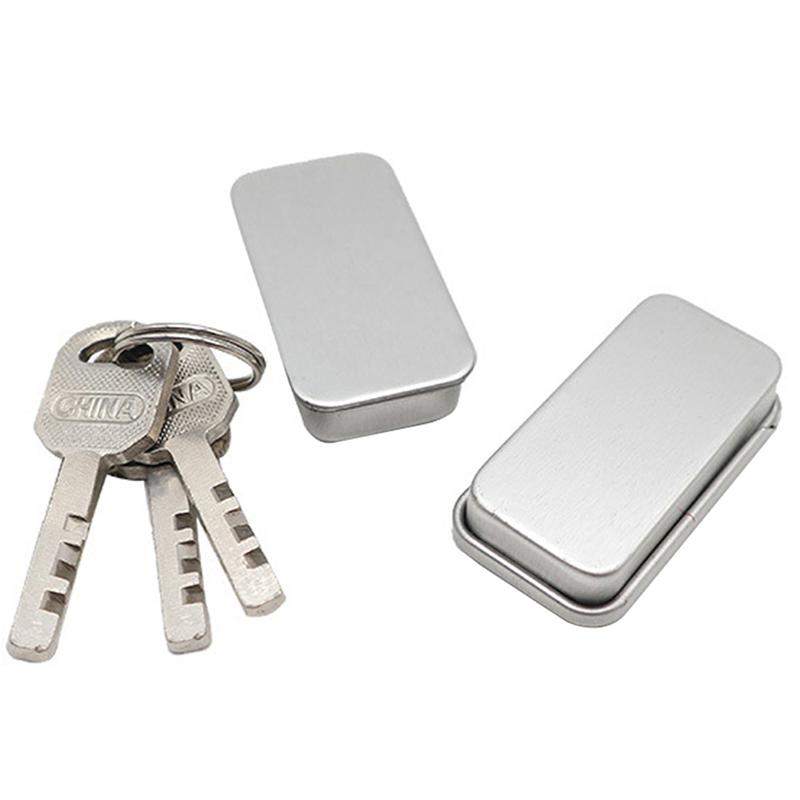 6 Styles Slide Tinplate Push-Pull Box 10G 15G 30G Solid Balm Box Candy Box Cigarette Box Key Box Sewing Box Storage Box