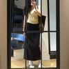 Plus Size Polka Dot High-Waisted A-Line Skirt for Women