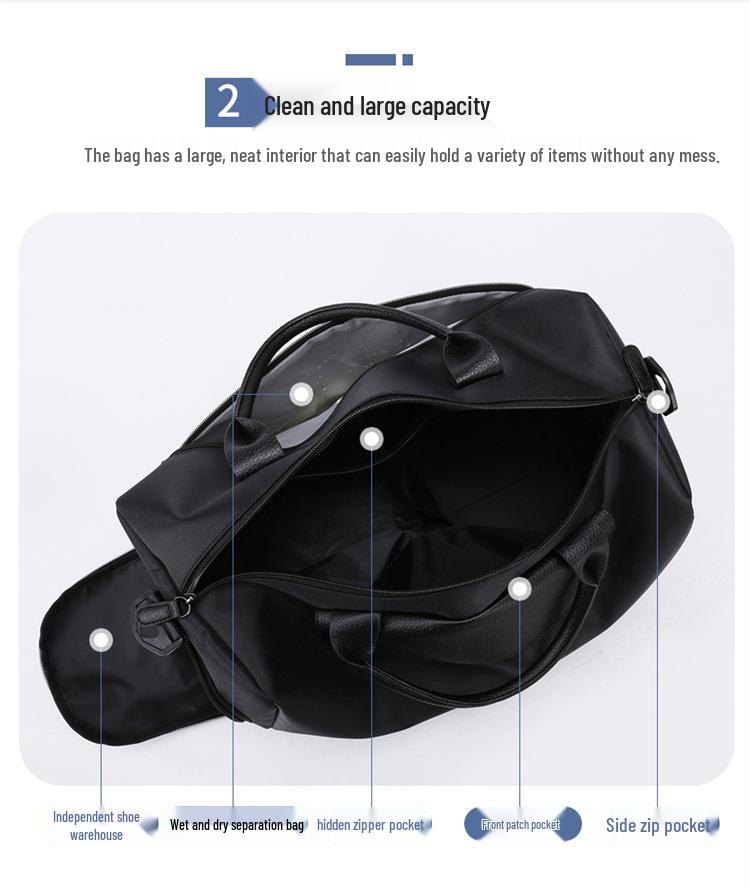 Large Capacity Women's Gym Bag - Yoga, Swimming, Travel & Business Trip Handbag