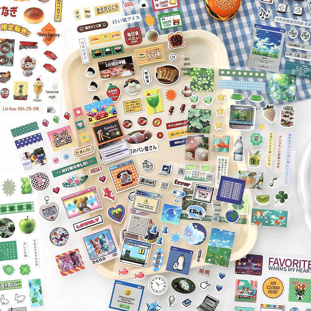 Infeel.Me Four Seasons Japanese Food Sticker & Decoration Set